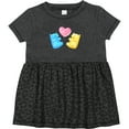 thumbnail image 3 of Inktastic Cute Gummy Bears and Heart Girls Baby Dress, 3 of 5