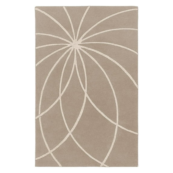Surya Forum 8' x 11' Hand Tufted Wool Rug in Neutral