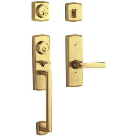 Baldwin Hardware Soho Single - Baldwin 85385.2LH Keyed Entry Soho Handleset Single Cylinder ;Lifetime Polished Brass