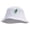 White, variant on Leaf Monster Embroidered Big Size Cotton Blend Twill Bucket Hat - White 2XL-3XL