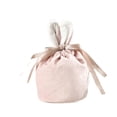 thumbnail image 2 of Bolsas De Embalaje De Dulces Terciopelo Conejo de Pascua Dulces Bolsas de embalaje Joyería Organizador Decoración (Rosa), 2 of 4