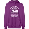thumbnail image 2 of OXI Hoodie Sweatshirt - Don't Make Old People, Basic Casual Hoodie for Men's and Women Fleece Hoodie Long Sleeve - Purple 3X-Large, 2 of 3