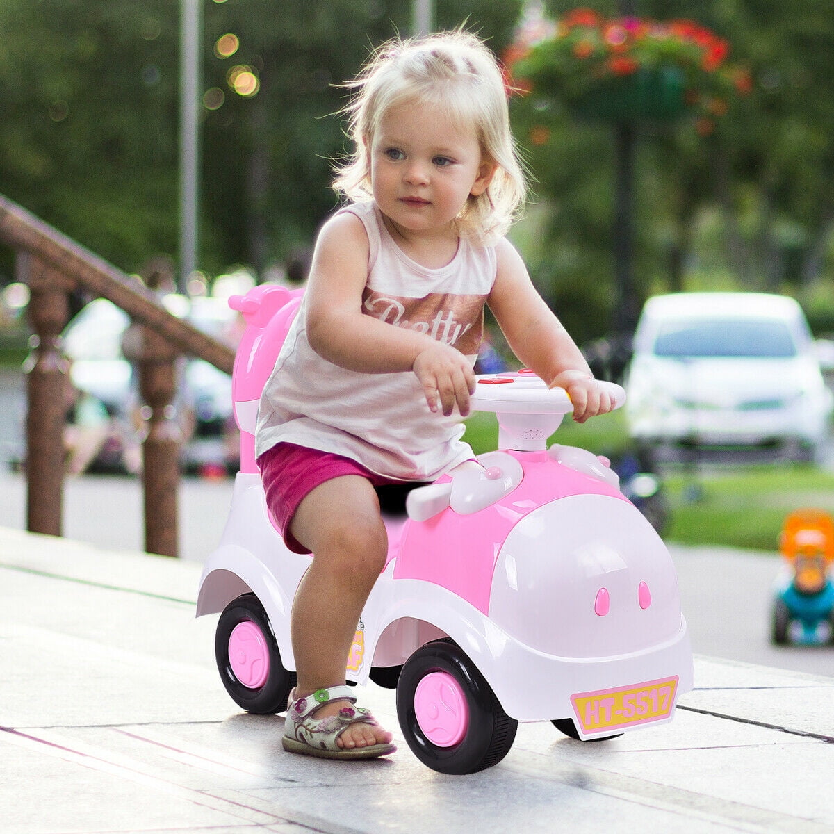 baby manual push car