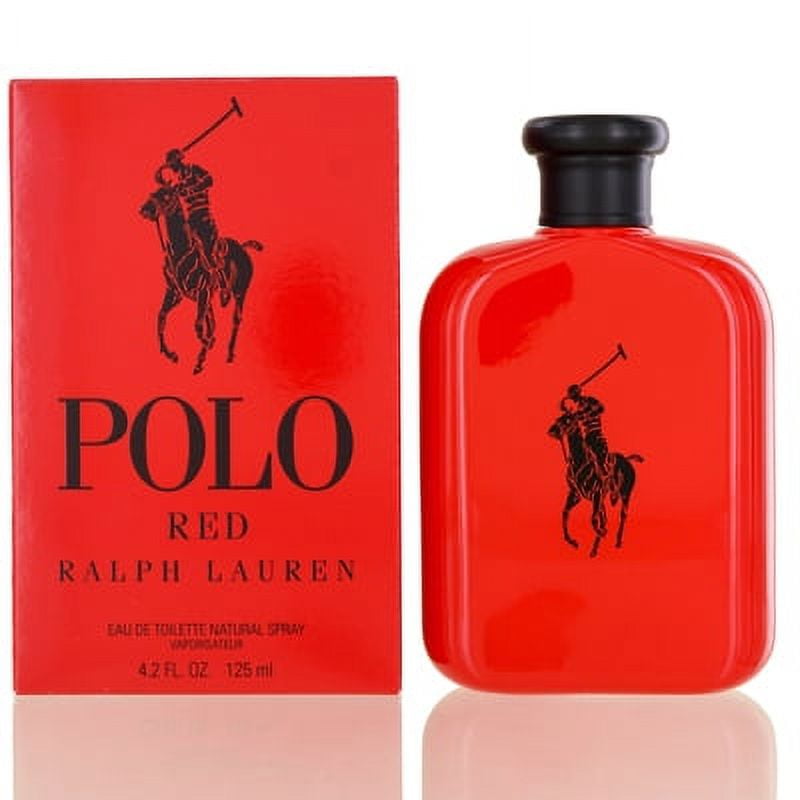 【美品】Polo Ralph Lauren Red 125ml フランス製 Ralph Lauren Polo Red EDT Spray for Men, 4.2 oz, Grapefruit