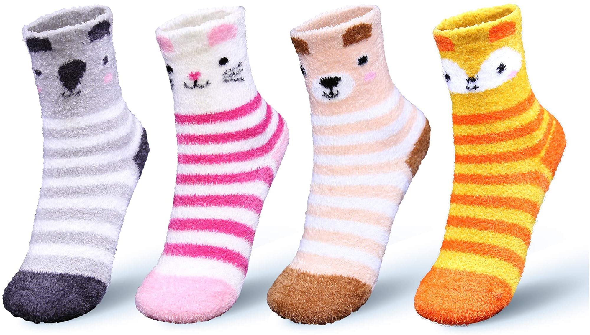 Basico Fuzzy Fluffy Socks Winter Slipper Socks Warm Cabin Socks for