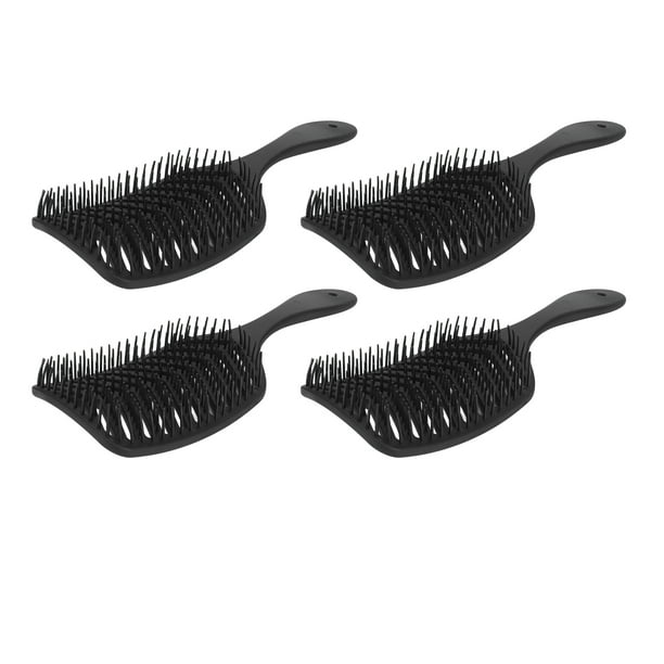 Peine Para Desenredar El Cabello, Masaje Del Cuero Cabelludo Plástico ABS De Alta Eficiencia 4PCS Cepillo De Cabello Hueco Portátil Liviano Para Peinado Seco Y Húmedo