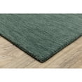 thumbnail image 3 of Oriental Weavers Aniston II Hand-made Wool Area Rug - 27121 - 10' x 13' - in Solid Teal Blue - Classic Casual Style, Hand-Made Wool Rugs, Family, Dining, Living Room Rug, 3 of 3