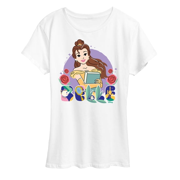 Disney - Belle - Women's Short Sleeve Graphic T-Shirt