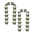 thumbnail image 2 of Kdxio Blue Black Butterfly Art Graduation Stole Class, Graduation Sash, Unisex Adult 36" Academic Commencements-Flattened, 2 of 7
