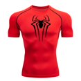 thumbnail image 3 of Men's Spider Short Sleeve T-shirt Breathable Quick Drying Sports Top, 3 of 3