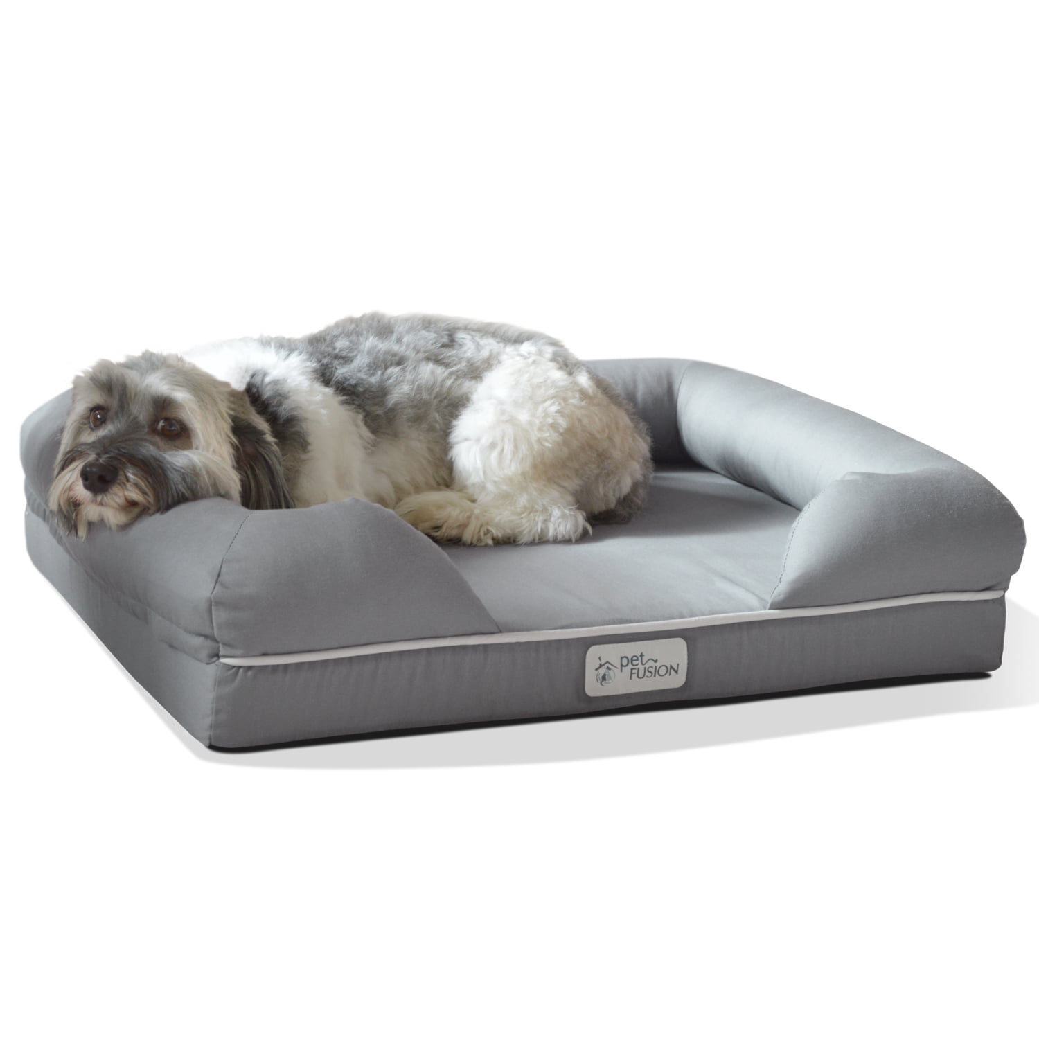 PetFusion Ultimate Dog Bed & Lounge Small with Solid Memory Foam