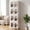 White, variant on Avaloomia Home 4 Tier Stackable Storage Bins with Lids and Wheels, 168QT Collapsible Bathroom Cabinets Plastic Closet Organizer, Clear Brown