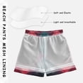 thumbnail image 3 of FORMRS Boys Swim Trunks Quick Dry Mesh Liner Boardshorts Sizes XS-XL, Vibrant Green Tartan Pattern, 3 of 7