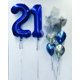thumbnail image 3 of Globo número 4 azul marino de 40 cm para decoración de cuarto cumpleaños, 3 of 6