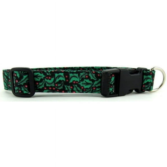 Holly Berries Dog Collar - Size - Large