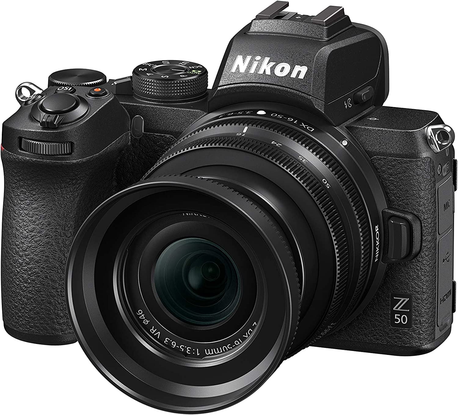 Nikon Z50 20.9MP DX-Format Mirrorless Camera with NIKKOR Z DX 16