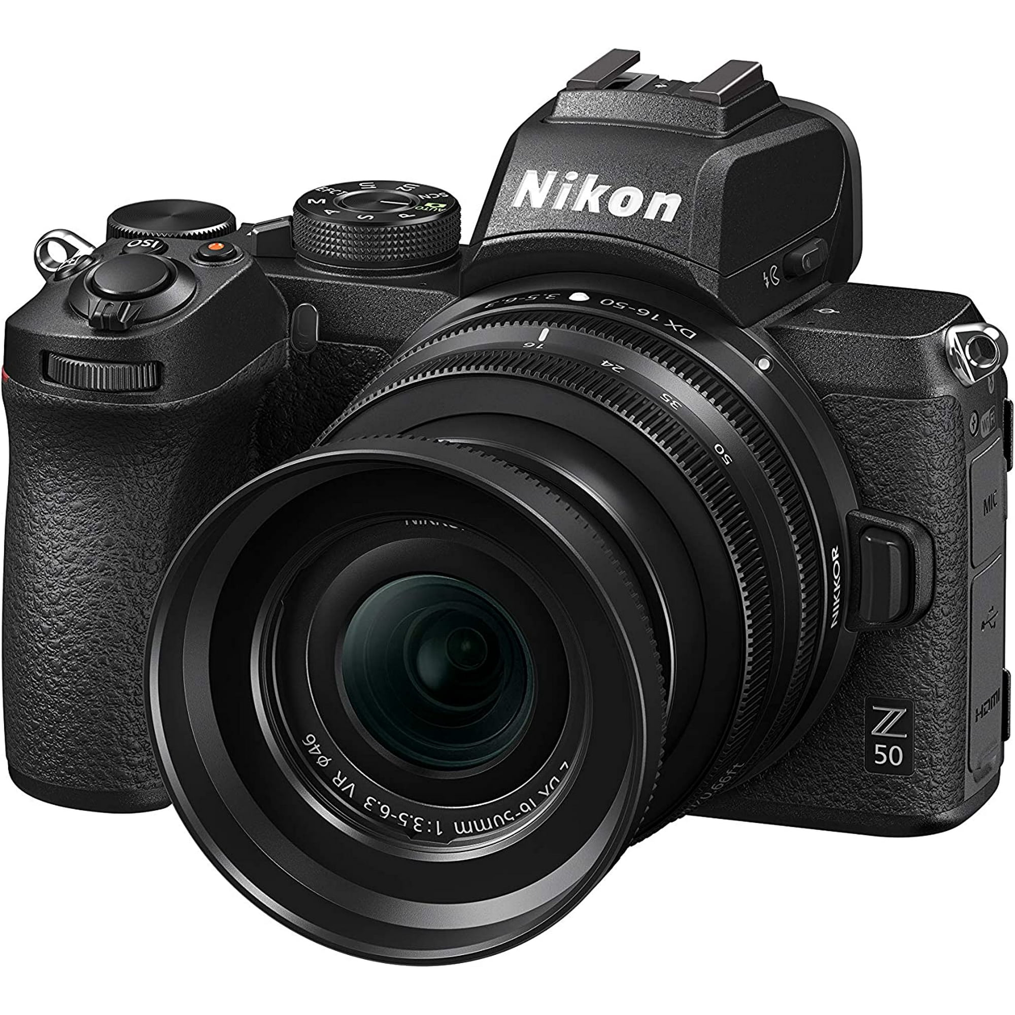 Nikon Z50 + Z DX 16-50mm VR Lens Mirrorless Camera Kit VOA050K001