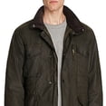 thumbnail image 2 of Barbour Men's Sapper Regular Fit Weatherproof Waxed Cotton Jacket Green Size Medium, 2 of 3