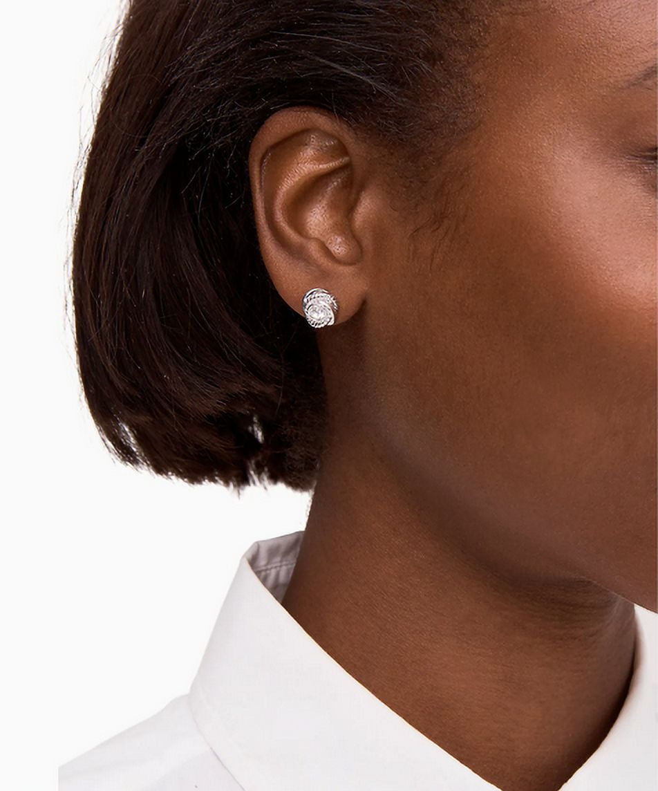 【kate spade 】★インフィニティ&ビヨンドノットスタッドピアス Kate Spade NY Infinity & Beyond Knot Silver Plated Stud