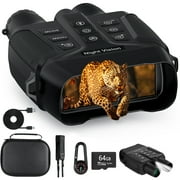 Skyhot  Night Vision Goggles, Hunting Binoculars with 4K Video and  5000mAH Rechargeable Battery