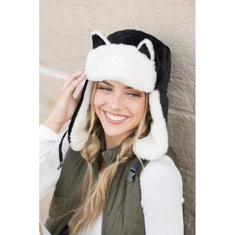 Kitten Ear Trapper Hat Walmart