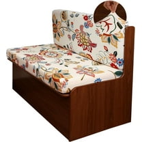 RV Dinette Cushion Covers Printed Elastic Camper Cushion Slipcover Stretchable Loveseat Sofa Chair Cover Furniture Protector for RV Camper Car Bench 1 Backrest Cover & 1 Bench Cover,08