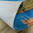 thumbnail image 5 of Ambesonne Pirate Ship Place Mats Set of 4, Lake Ashi in Japan, Standard Size, Green Blue Orange, 5 of 6