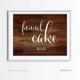 thumbnail image 2 of Funnel Cake Bar Rustic Wood Wedding Party Signs, 2 of 2