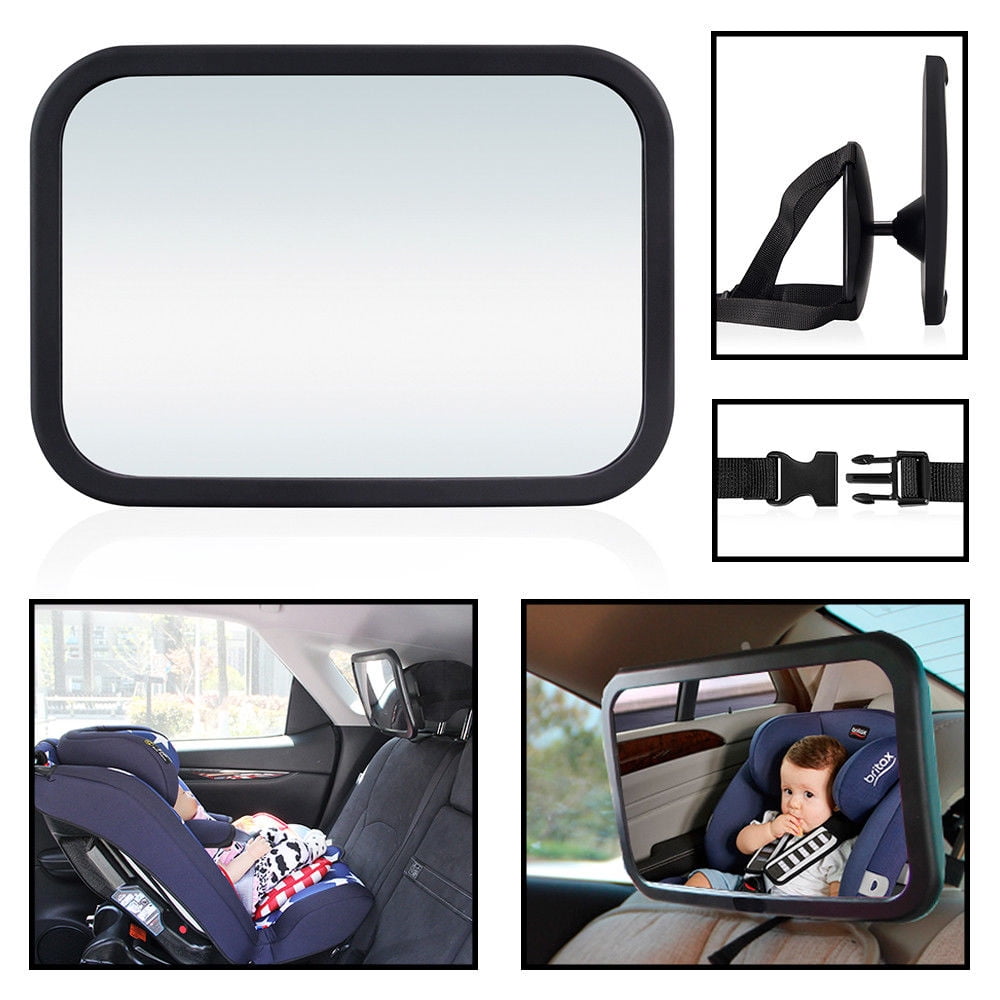 Baby Mirror Back Car Seat Cover for Infant Child Toddler Rear View Ward Safety