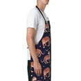 thumbnail image 3 of Picia Leopard Print Waterproof Apron for Unisex Adult - Adjustable Bib Apron with Pockets, Ideal for Cooking, Gardening, Painting, and Household Chores, 3 of 9