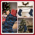 thumbnail image 7 of Defioc Blue Sports Car for Christmas Stockings 18" Personalized Holiday Stocking for Family, Farmhouse Decor, Xmas Tree Decoration, 1 Pack, 7 of 7
