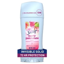 Secret Fresh Invisible Solid Antiperspirant & Deodorant for Women, Berry Passionate, 2.6oz