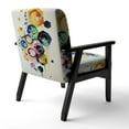 thumbnail image 5 of Designart "Hexagon And Circular Abstract II" Upholstered Modern & Contemporary Accent Chair and Modern & Contemporary Arm Chair - Multiple Color & Pattern, 5 of 7