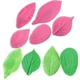 thumbnail image 4 of 5pcs/set Leaf Silicone Mold Fondant Cake Decorating Tool Peony Rose Floral Petal Decorating, 4 of 8