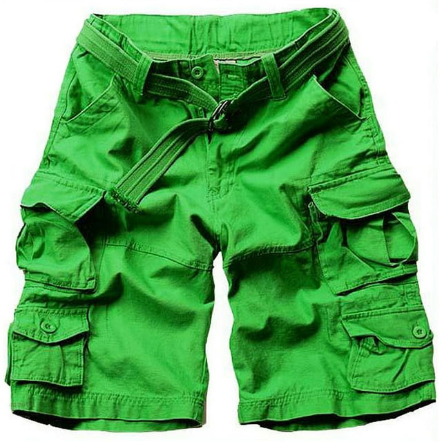 OmicGot SHORTS CARGO d'Été Haute Qualité pour Hommes Multi-Poches