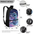 thumbnail image 5 of Binienty Galaxy Baby Dragon Kids School Backpack 17 Inch Bookbag With Laptop Sleeve Side Mesh Pockets Large Capacity Schoolbag For Teens Travel Casual Daypack Rucksack, 5 of 6