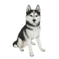 thumbnail image 4 of 20" Sitting Siberian Husky Outdoor Garden Statue, 4 of 4