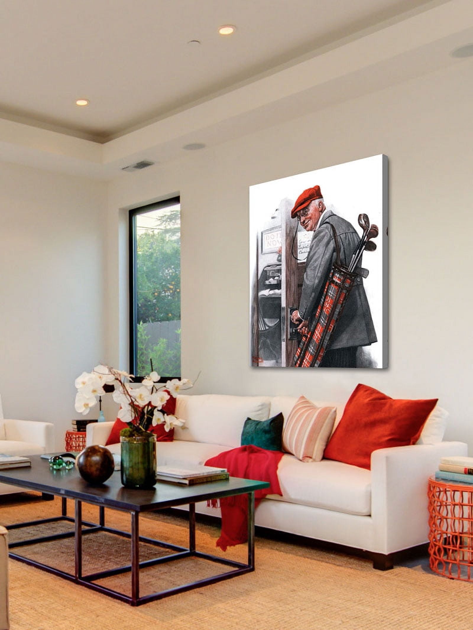 Marmont Hill "Important Business" by Norman Rockwell Painting Print on Canvas