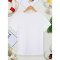 thumbnail image 3 of Camiseta de mujer Ropa de verano básicaAmerican Flag Print Crew Neck T-shirt, Casual Short Sleeve Top For Spring & Summer, Women's ClothingFather's Day, Mother's Day, New Year, Spring Festival, Vale, 3 of 7