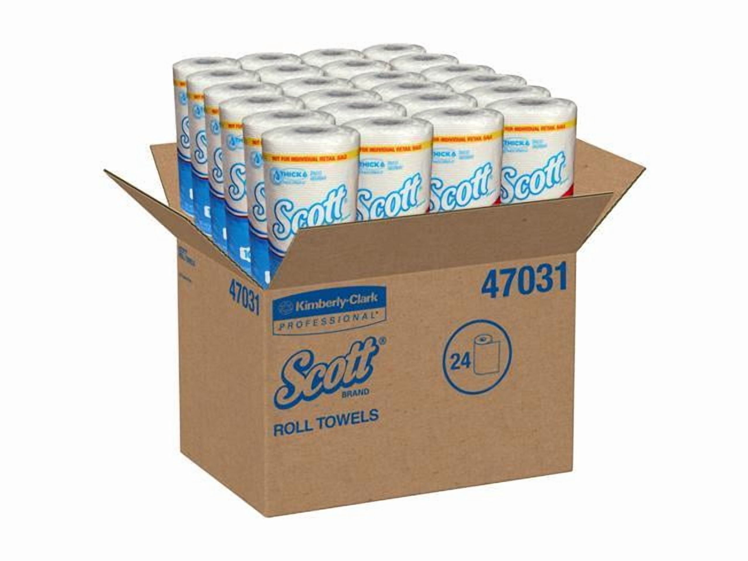 Choose-A-Sheet Mega Roll Paper Towels 1-Ply White 102/Roll 24 Per Each Carton | 1 Carton of: 24