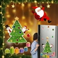 thumbnail image 2 of Christmas Themed Magnetic Sticker, Christmas Refrigerator Magnets, Christmas Magnets for Fridge, Magnetic Sticker 3D Christmase, Magnet Tree for Fridge Metal Door Decor, for Any Magnetics Surface (B), 2 of 8