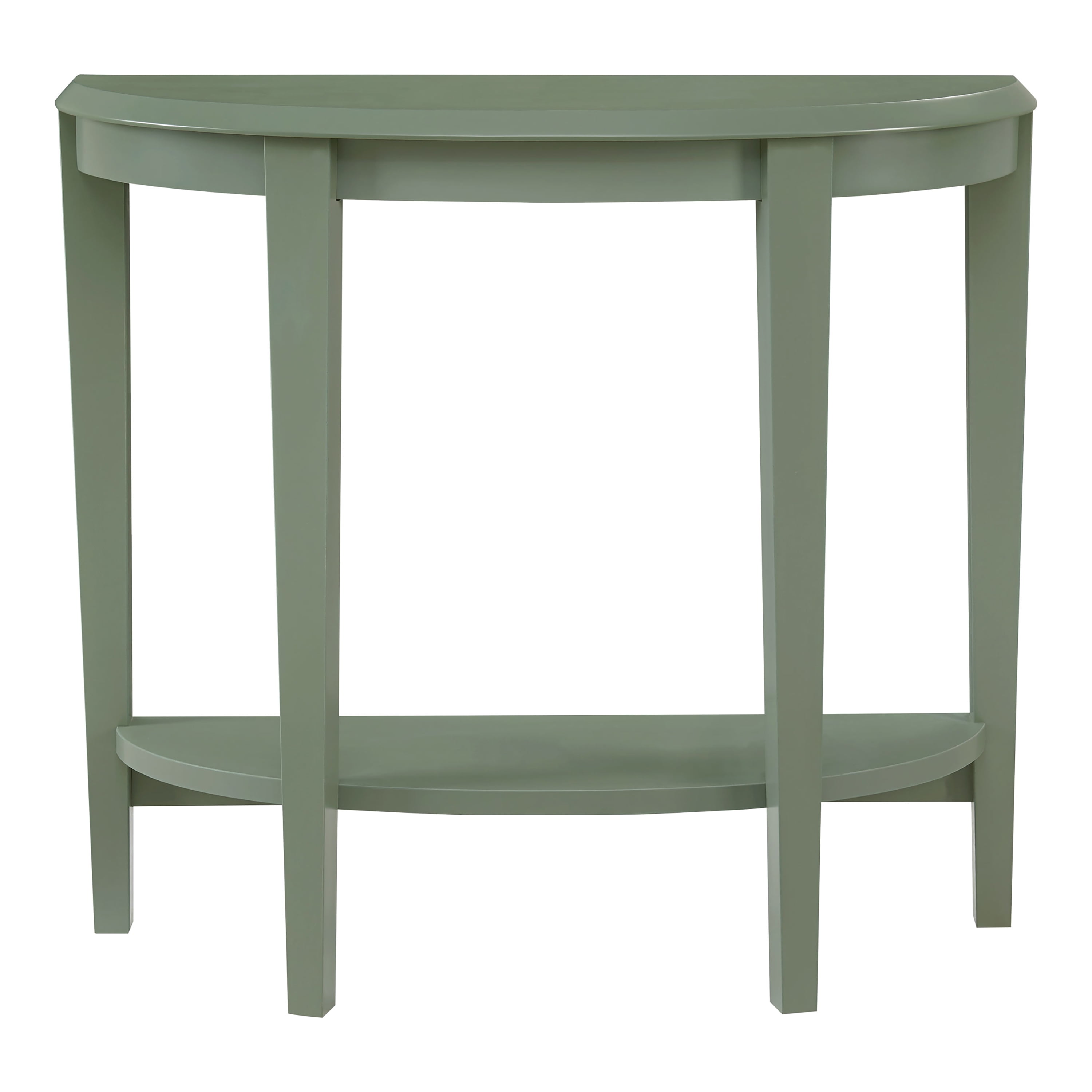 Furniture of America Lune 1-Shelf Wood Sage Green Hallway Console Table