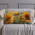 thumbnail image 4 of Kdxio Sunflower Field Art Pattern Pillowcase with Envelope Closure,20" x 36" Pillow Cases,Gifts for Men or Women-No pillow, 4 of 5