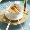 thumbnail image 5 of Xiao Hua 100 agitadores de café desechables de madera de 5,5 pulgadas para mezclar cócteles, chocolate caliente y té., 5 of 5