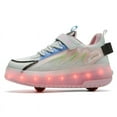 thumbnail image 4 of Kids LED Roller Skate Shoes with Wheel Light up Roller Shoes Kids Skates Sneakers Gift for Girls Boys Children, 4 of 20