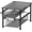 Black, variant on Stackable Chrome Wire Basket Drawer Organizer for Kitchen Cabinet Storage and Closet Shelving
