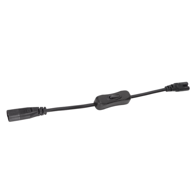 Cable IEC 320 C8 A C7, Tensión de Tensión A Hurbra de 0.98 Pies Impermable de Retrodo de Extensión de Potencia Segura para Cámaina para AltaVoz