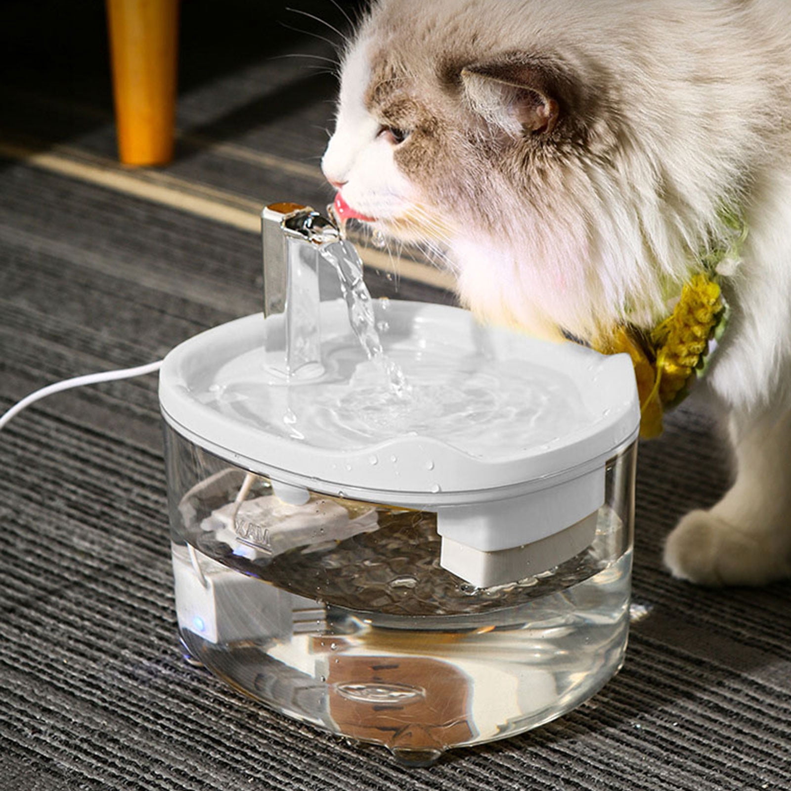 Automatic Feeders Silent Pet Water Dispenser for Cats and Dogs - Enhanced Visibility and Hassle- Hydration Solution