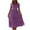Purple, variant on EQWLJWE Summer Saving!Summer Formal Dresses for Women 2024 Casual Trendy,Women's 2024 Summer Square Neck Short Puff Sleeve Floral High Waist Casual Smocked Flowy A Line Tiered Midi Dress
