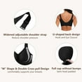 thumbnail image 3 of Yifare Invisible Lift Bra, Women's Solid Color Four Rows Adjustable Wireless Bra, Enhanced W Support Adjustment Bras, 3 of 8